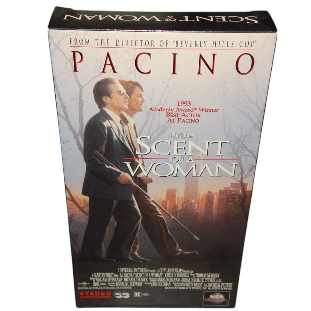 SCENT OF A WOMAN vintage VHS in original paper case Al Pacino Chris O'Donnell